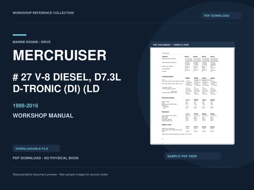 Mercruiser v 8 diesel - mercruiser, 27